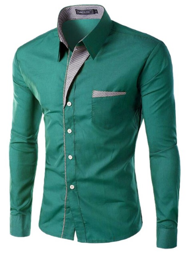 Camisa social hot sale verde bandeira